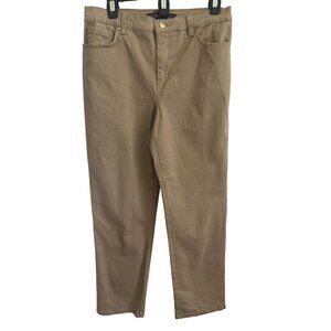 Gloria Vanderbilt Amanda, Tan Denim Pants, size 10 S
